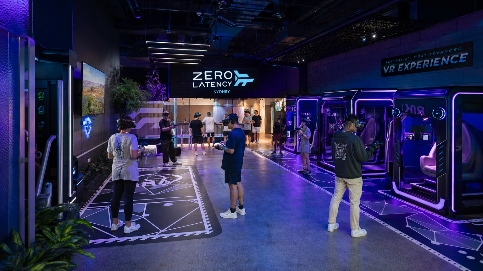 VR centre interior